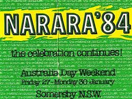 narara music festival 1984 australian music history