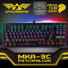 A few years ago, a gaming. Armageddon Mka 3c Psychfalcon Blue Switch Mechanical Keyboard Shopee Malaysia