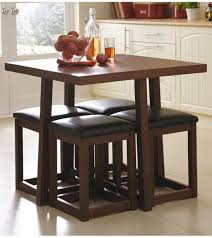 Thornton Compact Dining Table 4 Stools Meja Makan Bulat Perabot Buatan Sendiri Meja Makan