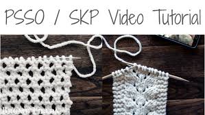 Double decrease sl2 k1 psso knitting abbreviations knitting decrease. Psso Pass Slip Stitch Over Video Tutorial Brome Fields