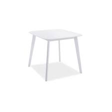 J'ai commandé 2 petites tables : Sigla Petite Table Carree Salle A Manger Salon 80x80x75 Cm Pieds En Bois Plateau En Bois Mdf Table Fixe Blanc Achat Vente Table A