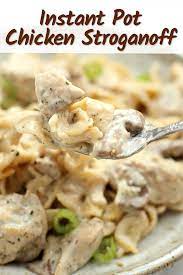 Instant Pot Chicken Stroganoff 365 Days Of Slow Cooking And Pressure Cooking Recipe Instant Pot Dinner Recipes Chicken Stroganoff Instant Pot Chicken
