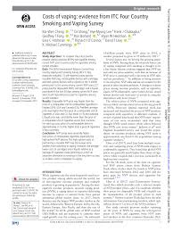 Novel 21+ end wattpad : Pdf Costs Of Vaping Evidence From Itc Four Country Smoking And Vaping Survey