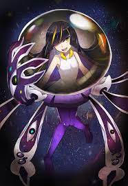 lusamine, nihilego, and lusamine fused (pokemon and 2 more) drawn by tzc |  Danbooru