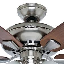 Wattage limiter hunter ceiling fan. Ceiling Fans Home Garden Hunter 42 Traditional Ceiling Fan In Brushed Nickel With Amber Linen Light Kit 360idcom Fr