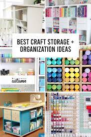 Easily keep yours and your children's craft supplies organized and out of the way when you have one of these craft organizers. The Best Craft Storage And Organization Ideas It S Always Autumn