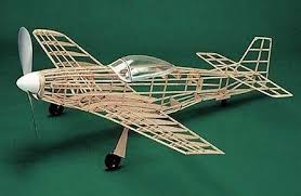 P 51 Mustang 106 Herr Balsa Wood Model Airplane Kit Rubber Powered Ebay Model Airplanes Wood Model Balsa Wood Models