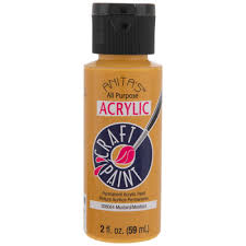A touch of orange and brownshould also be added to the equation. Mustard Anita S Acrylic Craft Paint Hobby Lobby 80790752