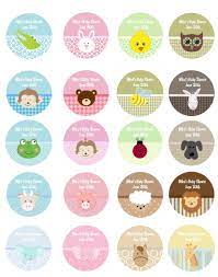 Baby Animals Personalized Sticker Labels Baby Animals Baby Shower Sticker Labels Baby Shower Labels Baby Shower Stickers Personalized Stickers Labels