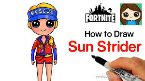 Naruto anbu illustration, fortnite battle royale fortnite: How To Draw Sun Strider Easy Fortnite Youtube