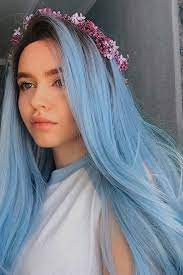 Cotton Candy Hair Really Pleases The Eyes It Is Far From Being Usual And This Quality Attracts Many Women We All Hair Styles Cool Hair Color Hair Color Blue