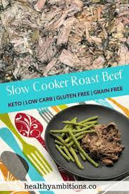 Keto Low Carb Slow Cooker Pot Roast Recipe Keto Beef Recipes Pot Roast Slow Cooker Slow Cooker Roast
