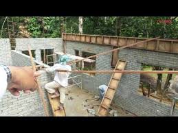 Cara membuat pondasi rumah (beam). Cara Bina Rumah Kebun Vokasional 13 Cara Konkrit Rasuk Atas Roof Beam Youtube