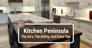 That means they'll potentially increase your home's market. Kitchen Peninsula The Do S The Don Ts And Extra Tips Kitchen Infinity