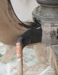 It is the darkest stain out there and it's pretty opaque so that you barely see the wood's grain. Black Wash Wood Furniture Sidetable Restyle Salvaged Inspirations Black Wash Wood Black Wood Stain Painting Wood Furniture