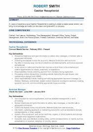 Car dealership jobs descriptions for assistance in writing a job posting and building your automotive resume online. Cashier Receptionist Resume Samples Qwikresume