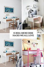 From desks and chairs to office accessories and useful ikea storage, find ideas that will help you sit back, relax and focus in your home office. 15 Ikea Micke Desk Hacks We All Love Shelterness