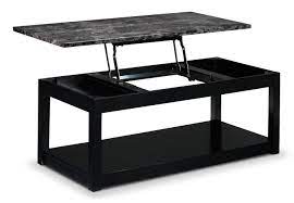 Dorel living faux marble lift top coffee table with storage, espresso. Selena Lift Top Coffee Table Black Leon S