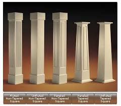 Classical columns with the fluted option turned on. How To Build Square Wood Columns Ehow Craftsman Columns Wood Columns House Exterior