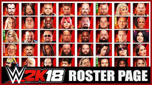 Mar 31, 2018 wwe 2k18 ppsspp game android features wwe 2k18 wwe 2k18 boasts of a brand . Wwe 2k18 Roster All Superstars Raw Smackdown Live Nxt Legends Women Dlc