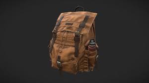 Backpack By Maxim Dorokhov 3d Model Model Weapon Concept Art Backpacks