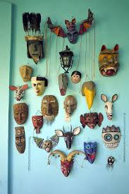 Wall Of Masks Oaxaca Mexico Masks Art Mexican Folk Art Mexican Mask