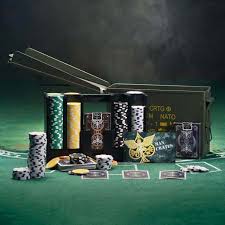 The 30 Cal Ammo Can Poker Set In 2020 Poker Set Ammo Cans Man Crates