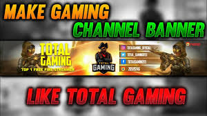 Our free online youtube banner maker helps you easily create custom youtube cover photos for all sizes in minutes, no design skills needed. How To Make A Gaming Channel Banner Free Fire Gaming Channel Banner Garena Free Fire Ssg Youtube