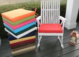 Indoor Outdoor 19 Quot X 19 Quot X 2 Quot Cushion Pad For Patio Chair Rocker Rocking Chair Choose Outdoor Chair Pads Patio Furniture Cushions Cushions