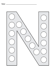 Letter N Do A Dot Printables Uppercase Lowercase Letter N Worksheet Letter A Crafts Letter Worksheets For Preschool