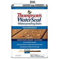 Waterproofing Stain Transparent Acorn Brown 1 Gal Staining Deck Thompson Waterseal Wood Sealer