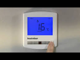 Receive signals via other thermostats/time clocks on the network. Programming Your Heatmiser Slimline Thermostat Youtube