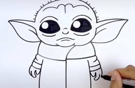 To draw baby yoda step by step, follow along with the video tutorial below and pause the video after each step to go at your own pace. Easy Drawings Baby Yoda Informations About Easy Drawings Baby Yoda Pin You Can Easily Use My Profile In 2021 Star Wars Art Drawings Easy Disney Drawings Easy Drawings