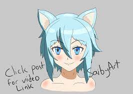Jun 18, 2021 · to draw a cartoon cat, draw an oval for the body and a circle for the head, including a cross on the circle to guide you when drawing the face. Draw Anime Cat Girl Click The Post To See Drawing Timelapse Video Link On The Comment Learnart