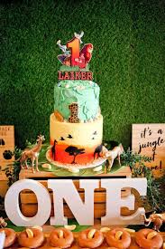 1st Birthday Birthday Party Ideas For 1 Year Old Boy Check Out This Awesome Lion King 1st Birthday Party The Birthday Cake Is So Im Jungle Birthday Party Baby Boy 1st Birthday Party Boys 1st Birthday Party Ideas