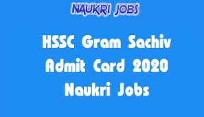 Now one more chance was being given to the candidates to apply online from 17.02.2020. Hssc Gram Sachiv Admit Card 2020 Naukri Jobs Haryana Gram Sachiv Exam Date Download Now Hssc Gov In