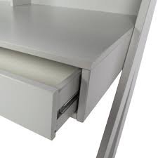 Additionally, the office desk is easy to maintain and clean with damp cloth. Desk 38x111 2 Drawers Einar Solid Pine Concrete Gray