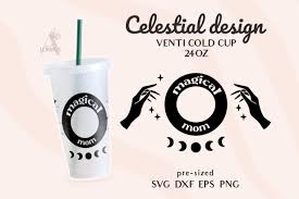 Download Mom Venti Cold Cup Svg 24oz Tumbler Wrap Witch Hands Svg 1394541 Cut Files Design Bundles