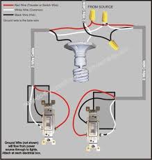 3 Way Switch Wiring Diagram Home Electrical Wiring House Wiring Electrical Wiring