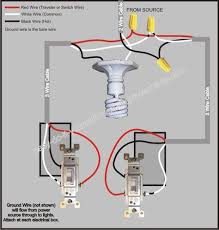 This is because the electrical connection either goes from the. 3 Way Switch Wiring Diagram Home Electrical Wiring Electrical Wiring House Wiring