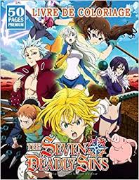 Known as the seven deadly sins, they are sought by the princess elizabeth to reinstate her lost kingdom. The Seven Deadly Sins Livre De Coloriage Grand Livre De Coloriage Pour Les Enfants Les Adultes Et Les Fans Giant 50 Photo Avec Des Images De Haute Qualite French Edition Wiffler Brianna