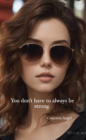 It's exhausting to always act strong