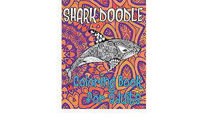 Swell shark coloring page from sharks category. Shark Doodle Coloring Book For Adults Vang Sofia 9798644704712 Amazon Com Books