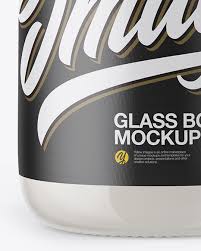 Download Clear Glass Milk Bottle Mockup In Bottle Mockups On Yellow Images Object Mockups PSD Mockup Templates