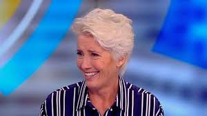 Acclaimed british actress and writer emma thompson was born into a show business family in london: Emma Thompson Talks Worrying About Kids Political Activism In Both Us Uk Video Abc News