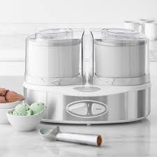 The fat gives the product richness, smoothness and flavour. Cuisinart Flavor Duo Frozen Yogurt Sorbet Ice Creammaker Williams Sonoma