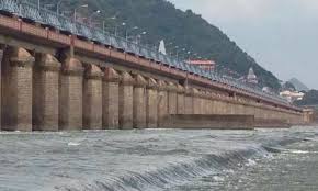 A rapid or overwhelming outpouring of many things at once. Ap Government Gives A Nod For Two Barrages Below Prakasam Barrage