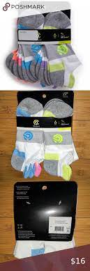 C9 Ankle Socks Heel Shield Multi Color Soft 6 Pair Brand New In Packaging Size Youth Large Shoe Size 4 9 C9 By C Girls Ankle Socks Ankle Socks Multi Color