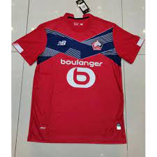 Der osc lille (offiziell olympique sporting club lille métropole, kurz losc) ist ein französischer fußballverein aus der nordfranzösischen stadt lille. Nen 2020 2021 Lille Soccer Jerseys Men Lille Osc 20 21 Home Jersi Football Jersey Shopee Malaysia