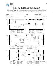 Check spelling or type a new query. Chapter 3 Natef Series Parallel Circuit Task Sheet 233 Pdf 11 Series Parallel Circuit Task Sheet 3 Meets Natef Task A6 A 5 Diagnose Course Hero
